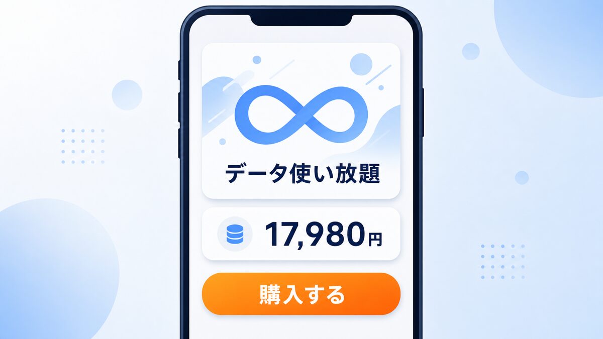 povo2.0公式アプリのトッピング購入画面